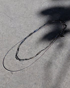 Naszyjnik z Łańcuszkiem Wężowym Double Layer