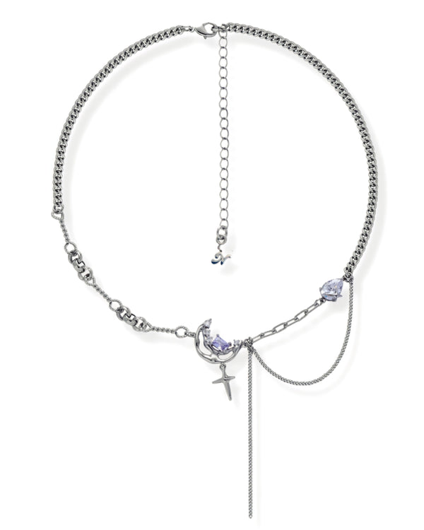 Lavender Moon Necklace - Nikaneko