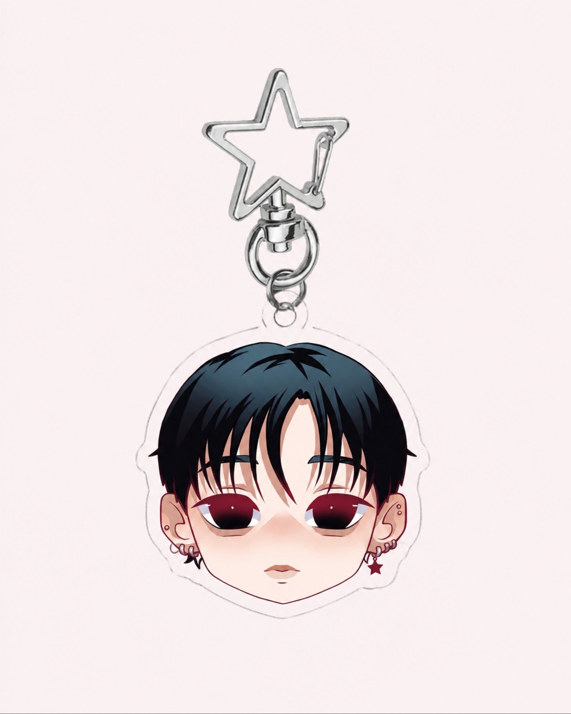 Lee Know Illustrated Keychain