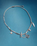 Ateez Hourglass Silver Necklace - Nikaneko