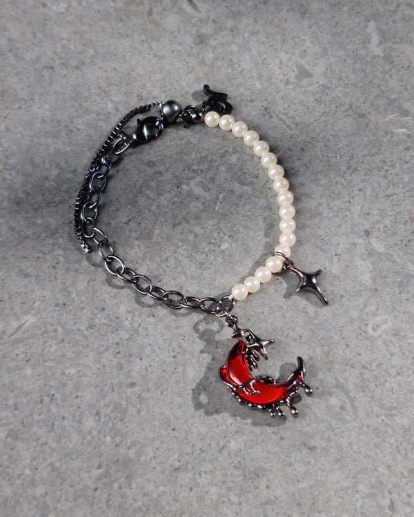 Nikaneko - Blood Moon Drip Bracelet