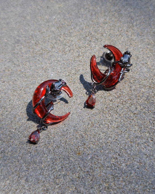 Blood Moon Earrings