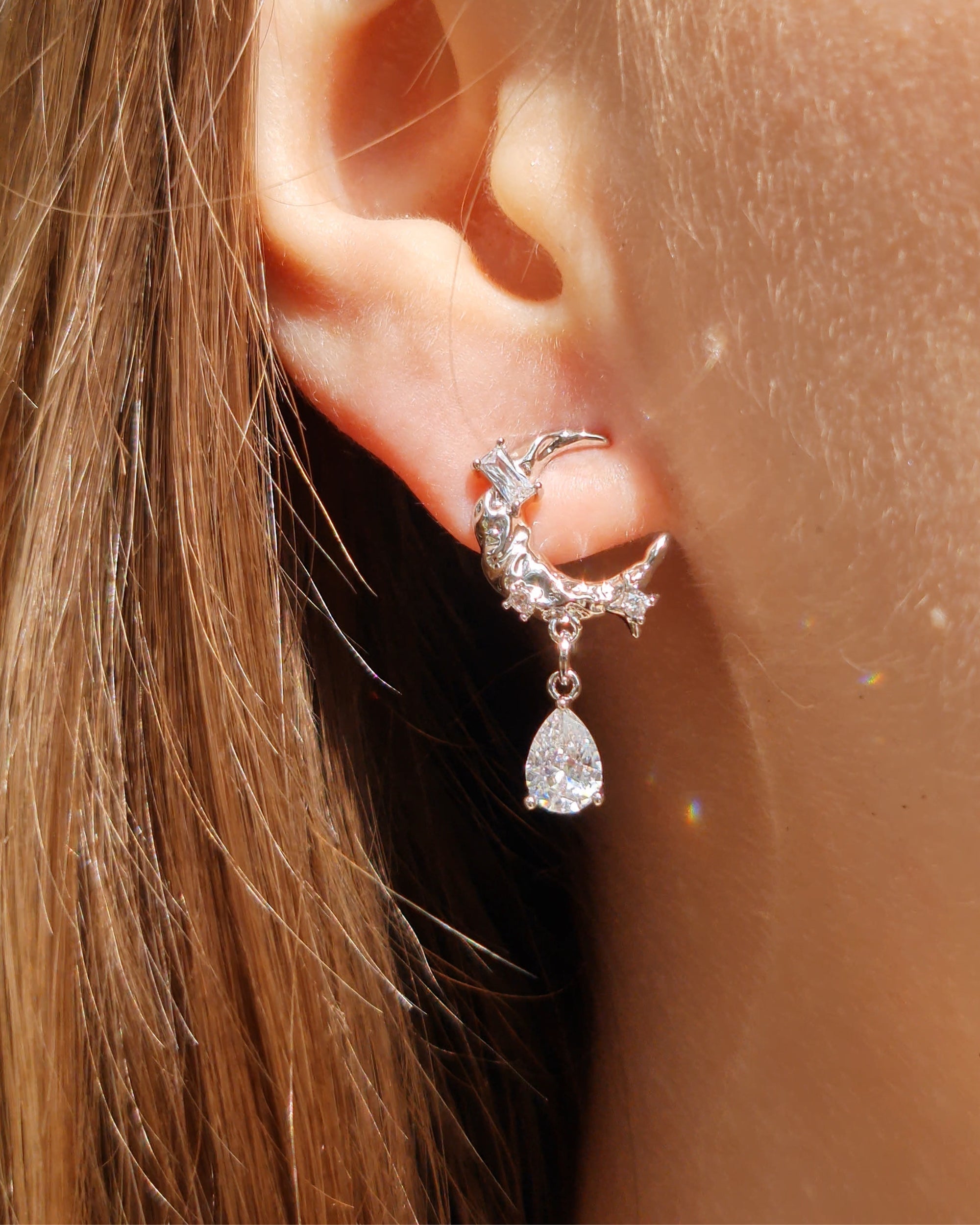 Celestial Drop Earrings - Nikaneko
