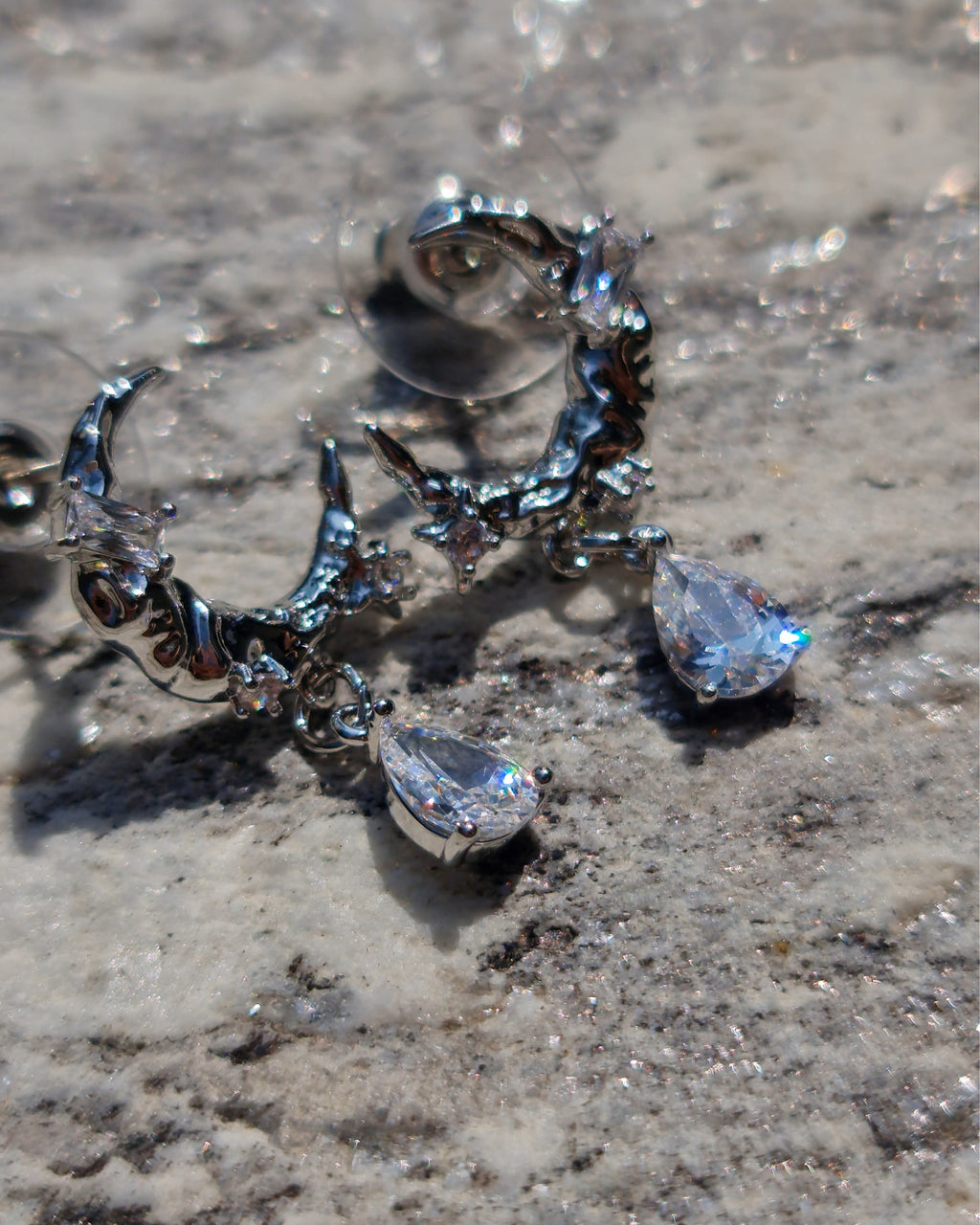Celestial Drop Earrings - Nikaneko