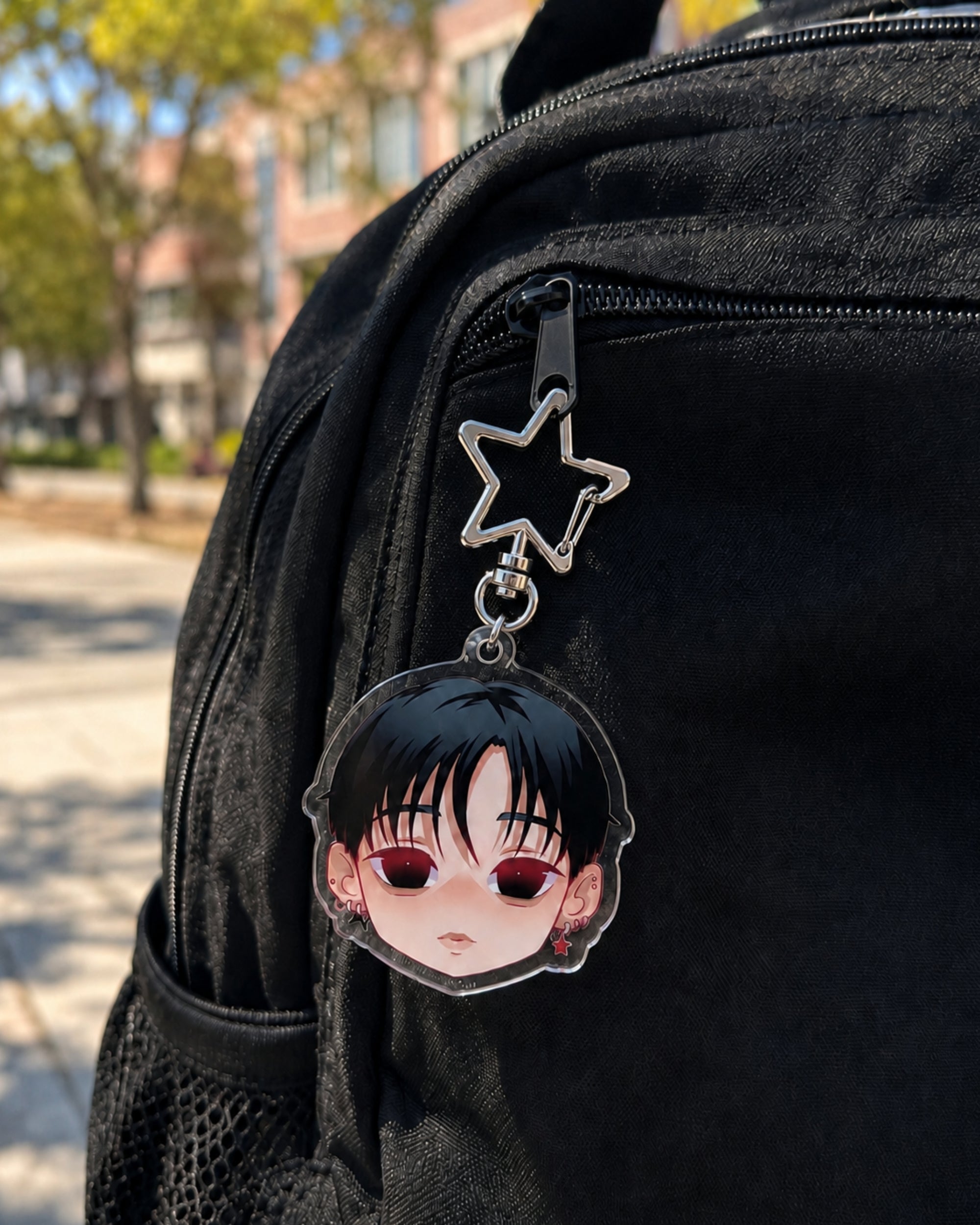 Lee Know Illustrated Keychain