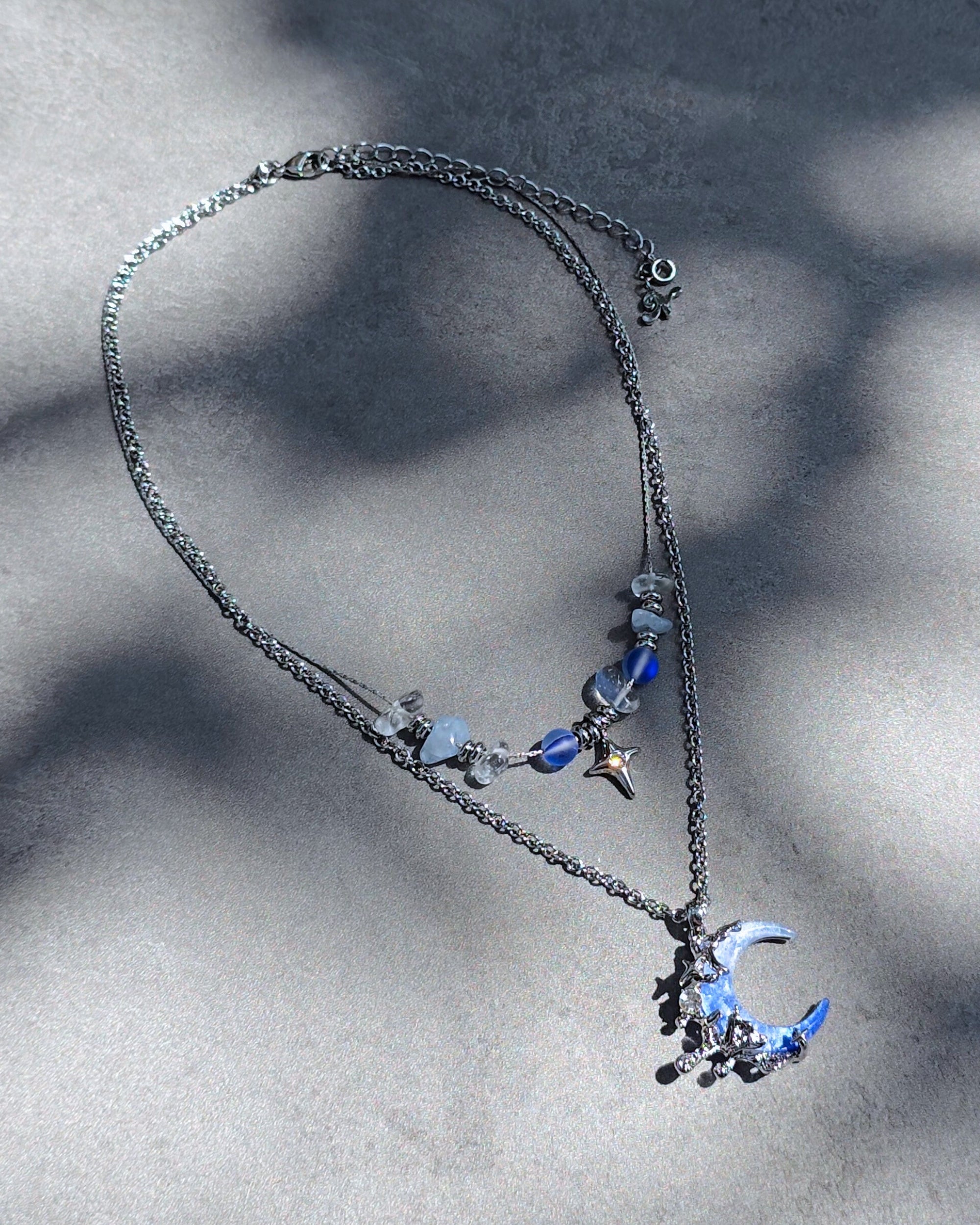 Midnight Crescent Necklace - Nikaneko