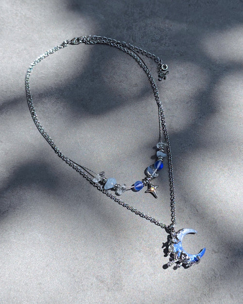 Midnight Crescent Necklace - Nikaneko