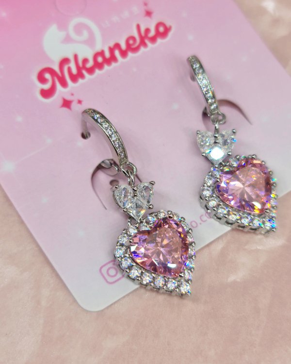 Pink Blink Earrings - Nikaneko